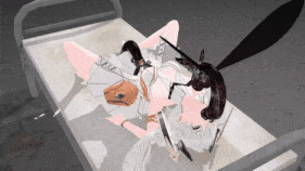 【巨乳 白丝 虫交 双洞齐入 前后夹击 爆操 中出】新作-【insects&luna（露娜）】（战双）居然被这些下等生物给……♡-第3张图片-萌站