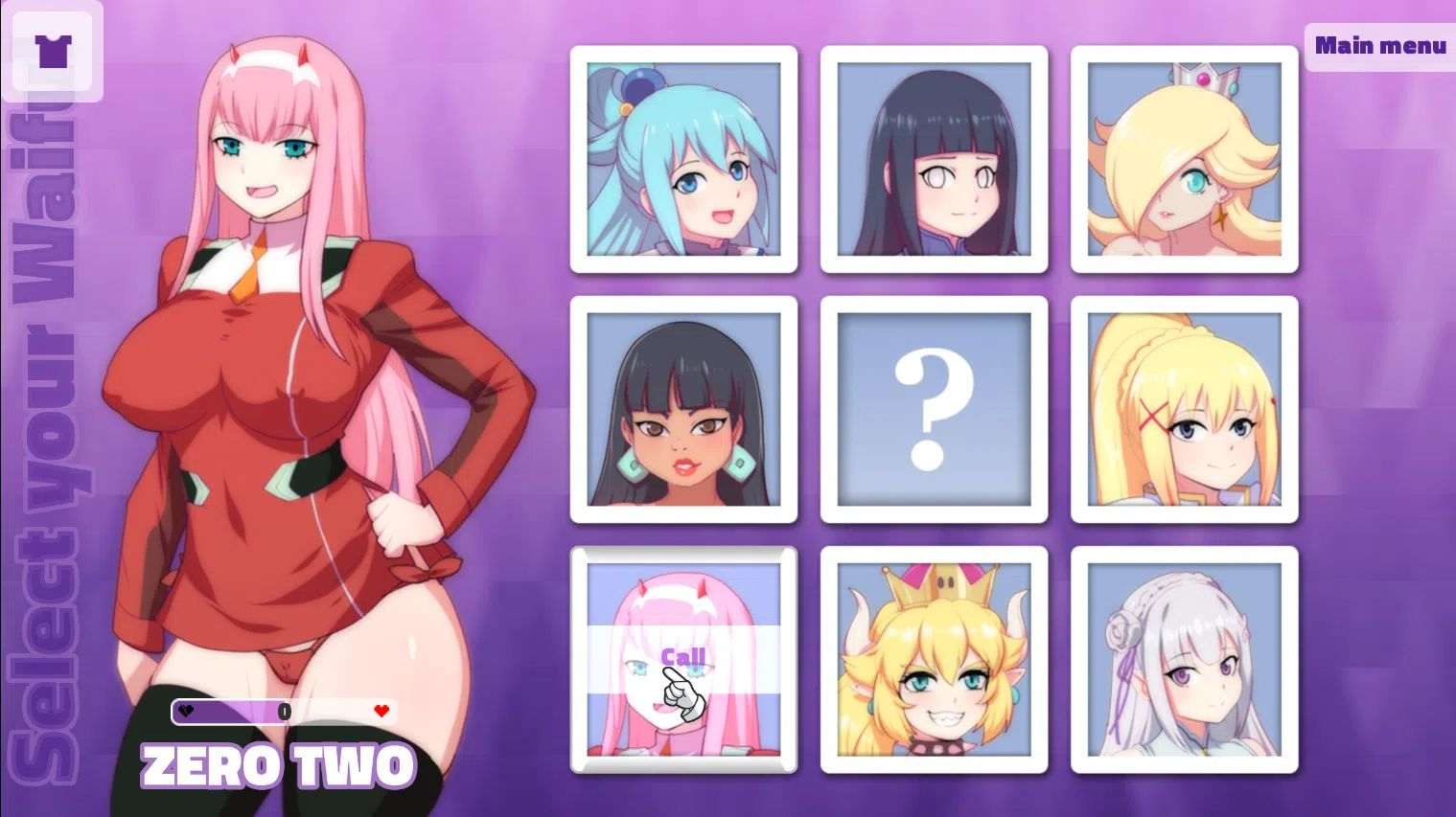 【SLG/安卓/互动/合集】WaiFuHub/动漫老婆列表 1-7部-第8张图片-萌站