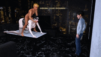 【3D动画】[VAM] Brainocn 1月新作：苏文倩，小强，黄毛 长腿黑丝妈妈被儿子和黄毛小鬼肆意爆肏中出 [中字]