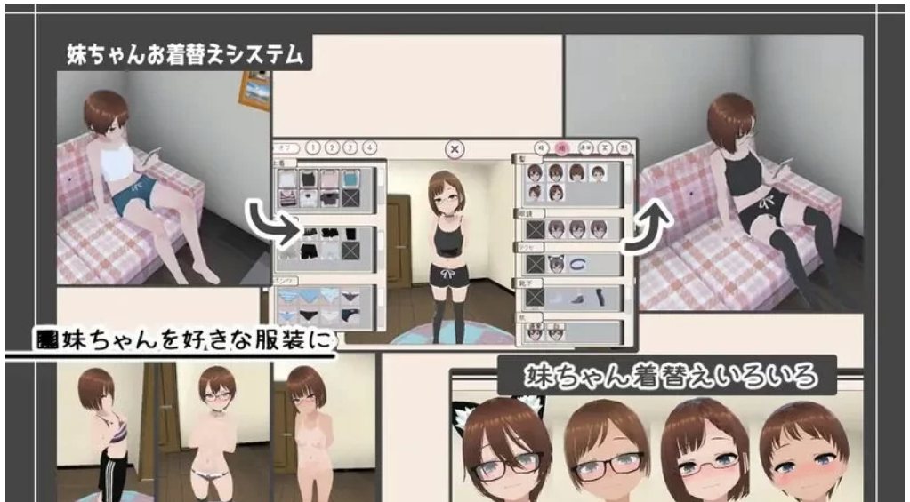 【养成SLG3D全动态汉化PC】和妹妹一起生活（妹ちゃんとく-第1张图片-萌站