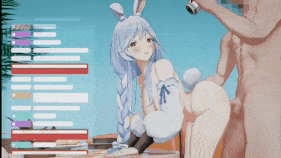【4K/无修/无水印】【巨乳 兔女郎 后入 爆操 爆射 中出】新作-Croove- VTuber 兔田佩克拉4K-第3张图片-萌站