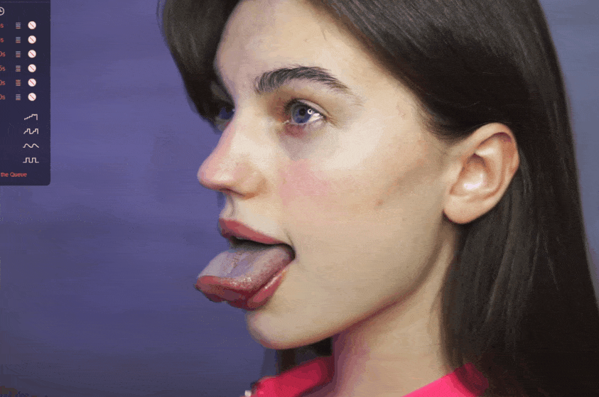 CB站舌头精精灵般面庞太爱了 挑逗诱惑-第1张图片-萌站