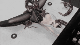 【巨乳 黑丝 兔女郎 虫交 口交 三洞齐入 爆操 中出】新作-(90)insect三穴中出兔女郎haku-第5张图片-萌站