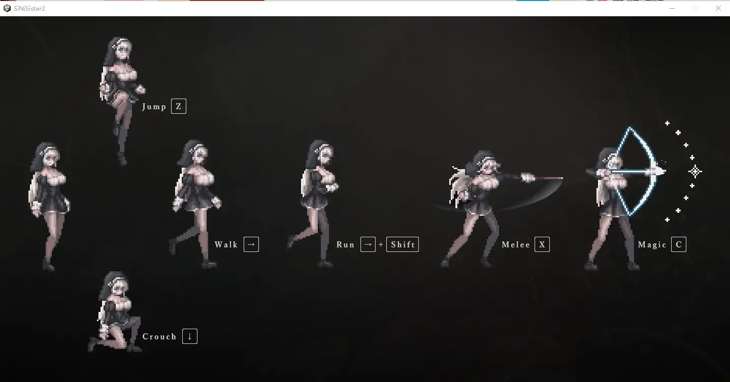 [ACT/汉化] 哥特少女勇与魔城2 SiNiSistar2 V0.2.0.7 官方中文体验版电脑 [1.1G]-第3张图片-萌站