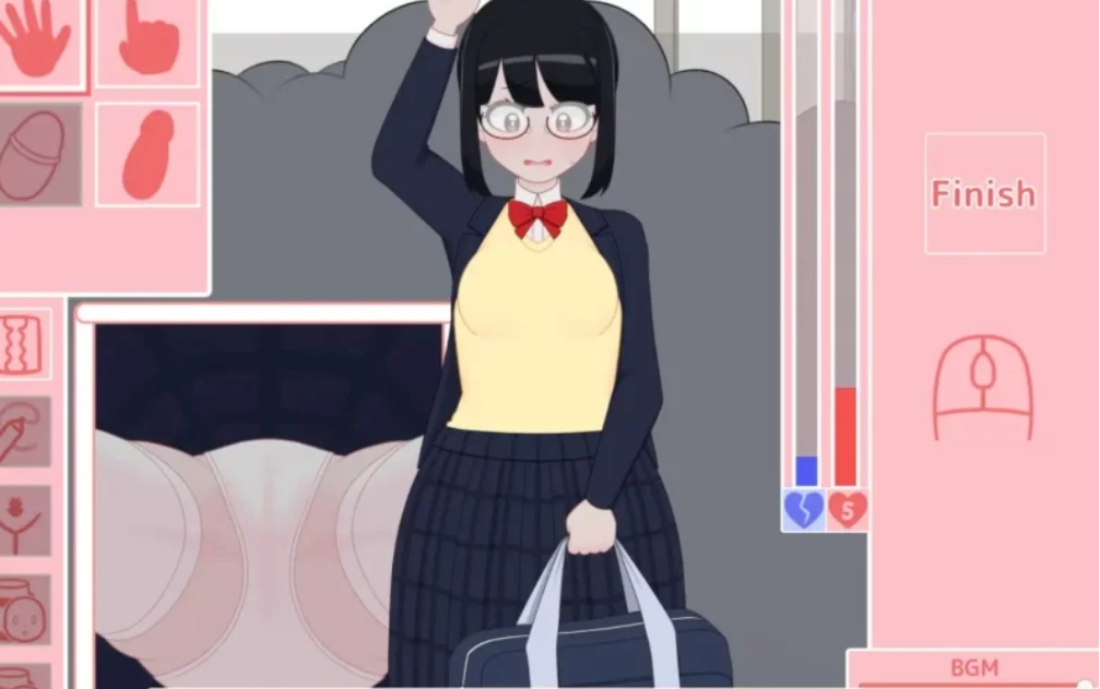 PC【互动触摸SLG/无文本/全动态2D】JK痴漢電車 DL完整正式-第4张图片-萌站