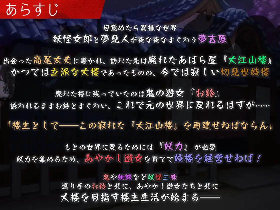 [经营SLG/汉化/新作]梦吉原的妖异妓楼～妖怪大楼重建谭～ 挂载AI汉化版 [新作] -第7张图片-萌站