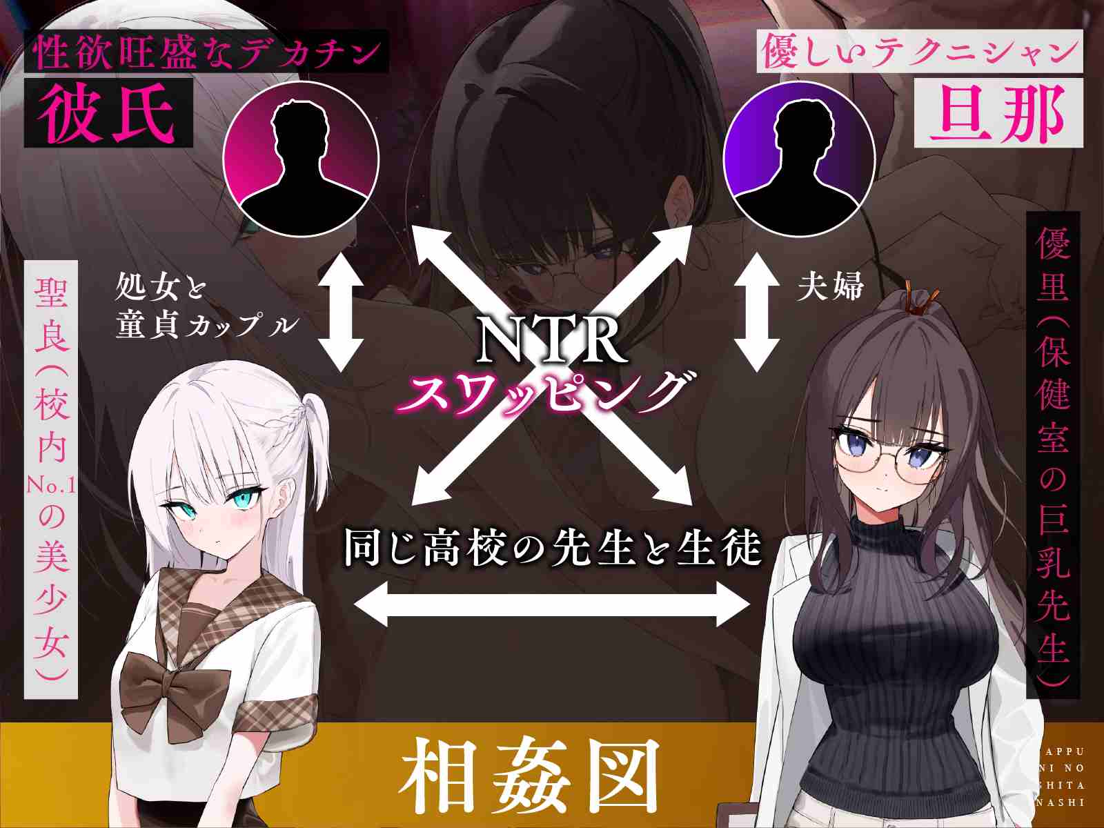 RJ01310099【简体中文版】和学生换妻～将身为学生的美少女和身为保健医生的妻子进行交换、并实施高潮过多次的性教育的故事～-第3张图片-萌站