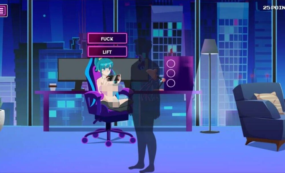 【SLG/生肉/PC】和网瘾少女的夜晚/Nightgamer -第4张图片-萌站