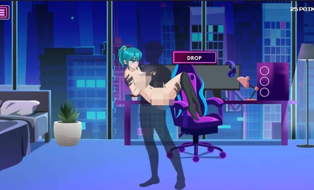 【SLG/生肉/PC】和网瘾少女的夜晚/Nightgamer -第6张图片-萌站