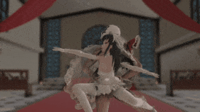 【萝莉 白丝 骑乘 后入 舞啪 爆操 中出】新作-2-27ぐらいまで【極楽浄土 SEX Dance】すぐアヘ顔になっちゃうウエディングドレスを着た花嫁霊夢(Reimu)さんのSEX Dance-第4张图片-萌站