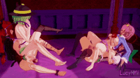 【巨乳 扶她 黑丝 手交 乳交 骑乘 后入 爆操 爆射 中出】新作-Futa HMV 06 - Touhou's girls having fun, Antifragile-第10张图片-萌站