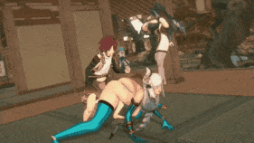 【巨乳 黑丝 口交 吞精 舔穴 骑乘 后入 小马拉大车 爆操 爆射 喷潮 中出】新作-短篇：迷失稻妻1---闲云申鹤篇(Short Story-Lost lnazuma1---Xianyun and Shenhe)-第18张图片-萌站