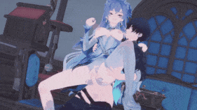【巨乳 白丝 口交 吞精 乳交 喷射 骑乘 后入 爆操 爆射 中出】新作-#22【鸣潮-坎特蕾拉 Cantarell】-第5张图片-萌站