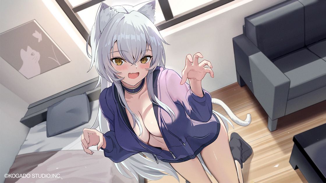 RJ01257403【CV.飯田ヒカル】猫耳少女は甘えん坊【耳かき・耳ふー・添い寝】-第1张图片-萌站