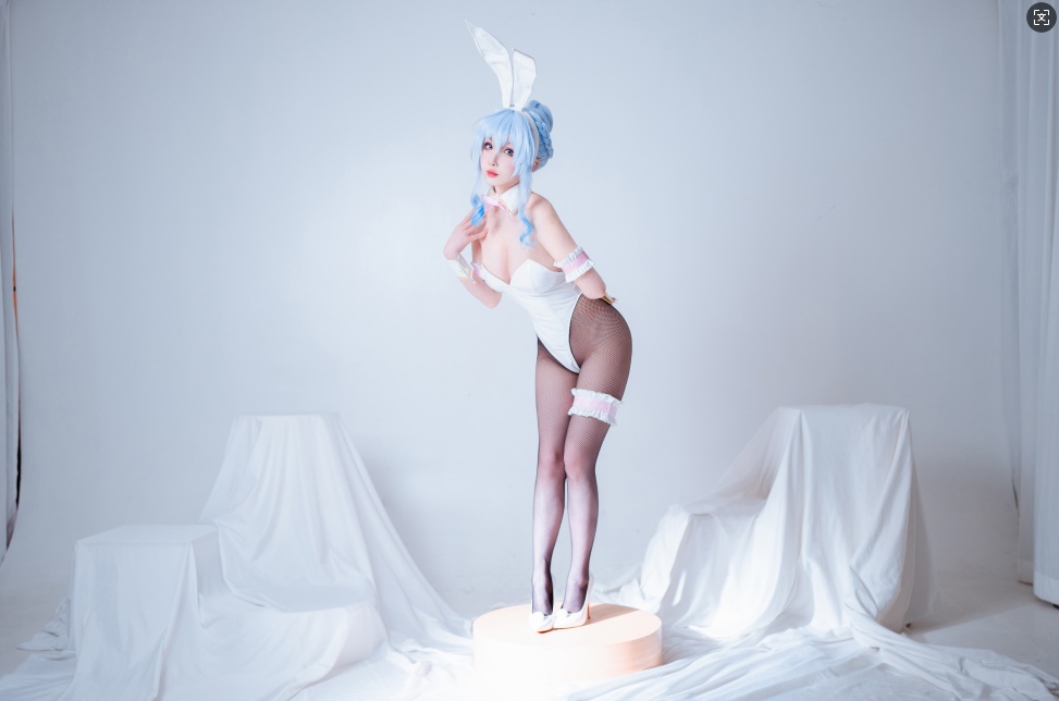 【Rioko凉凉子】雪女兔女郎-第1张图片-萌站