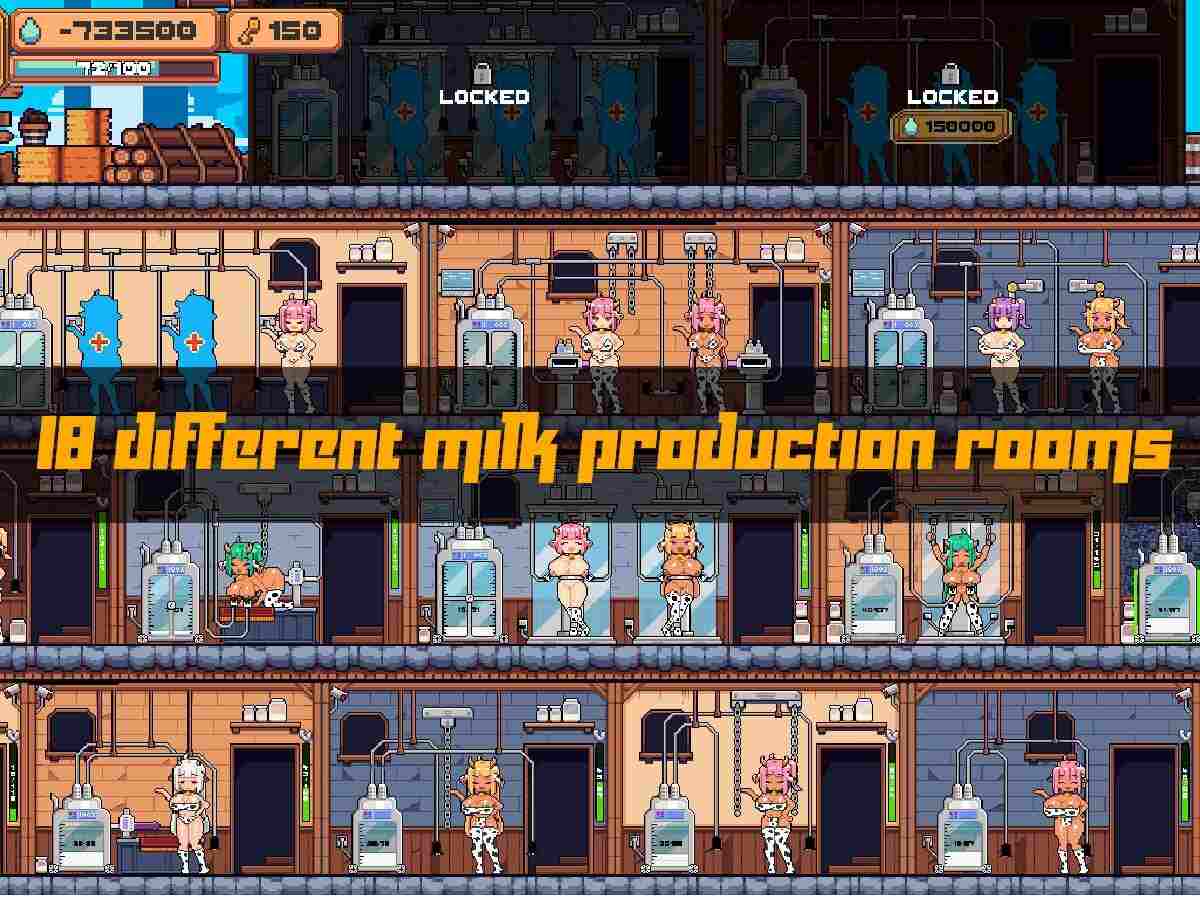 [经营SLG/像素动态/PC] 牛奶牛女孩工厂 MilkFactory 官方英文版-第3张图片-萌站