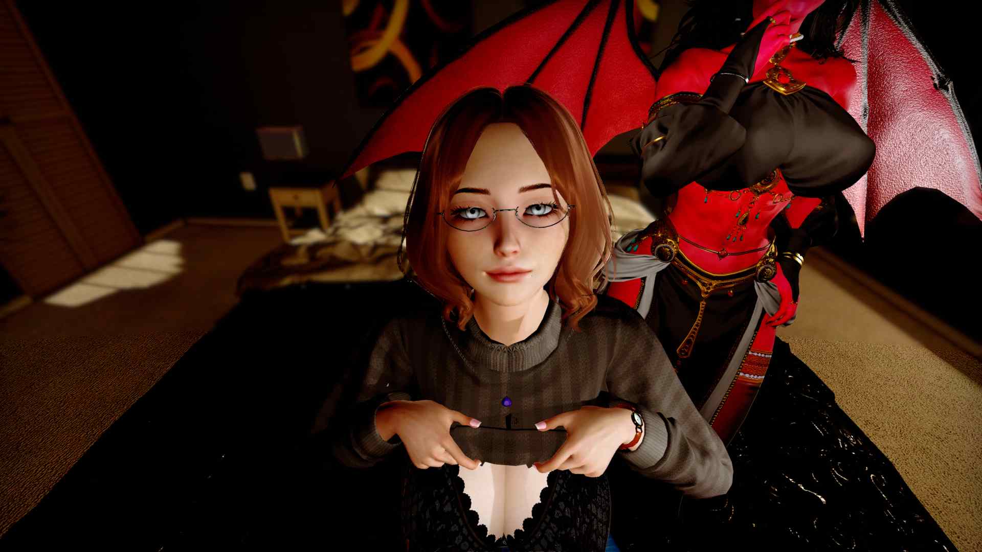 【驴哥带你玩】魔幻校园魅魔元素《选择》(PC端/v0.6.2/AI汉化/1.95G)-第3张图片-萌站
