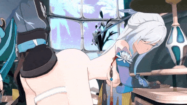 【MMD/fengyunmomo/纯啪】2.28日更新：星穹铁道 彦卿艹镜流-第5张图片-萌站