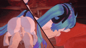【巨乳 口交 骑乘 后入 爆操 爆射 喷潮 中出】新作-大胸初音和天依！Miku&Tianyi~-第7张图片-萌站