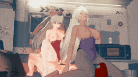 【巨乳 黑丝 白丝 兔女郎 舔穴 骑乘 后入 爆操 爆射 喷潮 中出】新作-[Exilium]Nemesis, Krolik, Groza Sex【追放】(微剧情)少女不在前线17-第17张图片-萌站