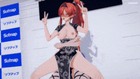 【巨乳 扶她 黑丝 白丝 旗袍 揉乳 骑乘 后入 爆操 爆射 喷潮 中出】新作-095【wuwa】Yinlin x Changli futa 吟霖x长离 sex [sound-NTR] 鸣潮-第16张图片-萌站