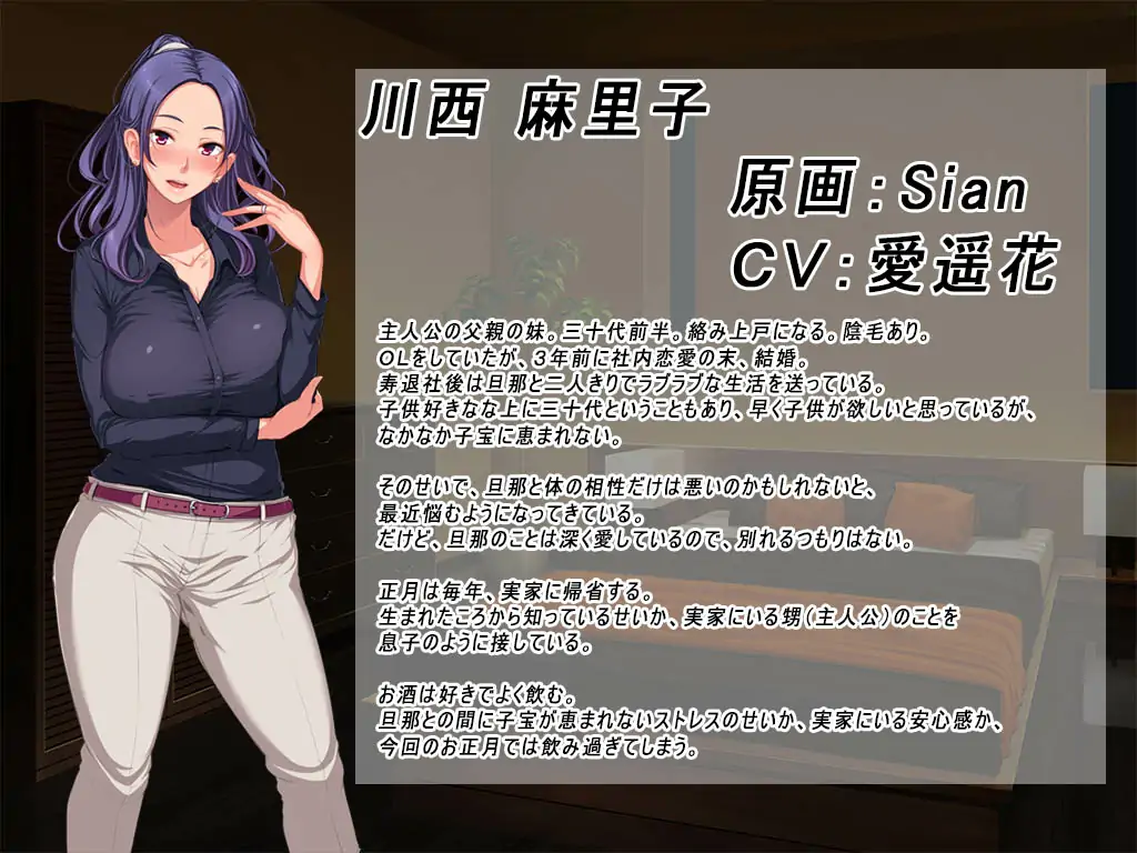 [ADV/汉化] 让你烂醉如泥就能轻松做暧~姨妈和表姐篇！汉化版+CG电脑 -第1张图片-萌站