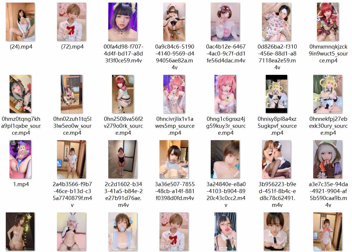 (M-1041) 日本OF网红极品可爱coser萝莉  极品白虎馒头穴白丝反差婊  -第1张图片-萌站