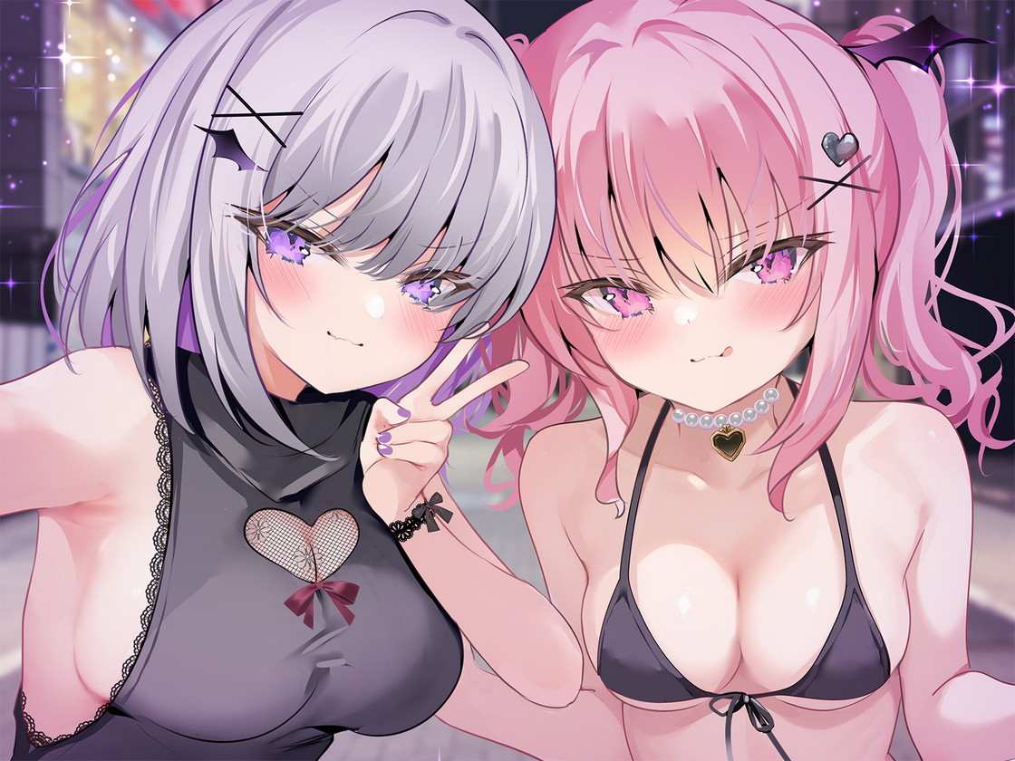 RJ01345254【天知遥】【涼花みなせ】【KU100】眠らぬ街のマスカレード♪ パリピギャルズのえちかわパーティ!!-第1张图片-萌站