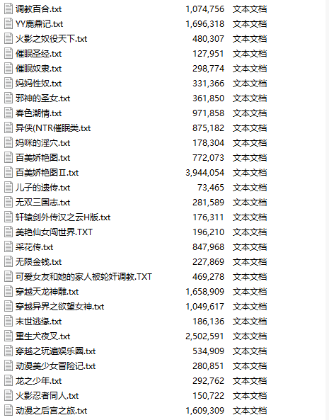 【小说/合集/同人】58篇H文合集【3800W字+/36.8MB/TXT】【肉文/高H】-第2张图片-萌站