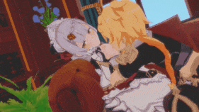 【巨乳 萝莉 吸乳 口交 吞精 骑乘 后入 爆操 中出】新作-Work - Noelle & Jean - Genshin Impact-第2张图片-萌站
