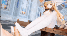 【巨乳 白丝 足交 喷射 骑乘 爆操 爆射 喷潮 中出】新作-[Sex only]还是对菲比的白丝小脚犯错了🥰-菲比#1-鸣潮-WutheringWaves-phoebe-フィービー(📢5m3)-第3张图片-萌站