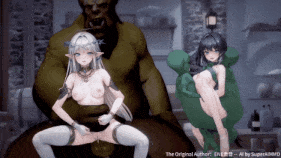 【巨乳 白丝 口交 吞精 骑乘 后入 爆操 爆射 喷潮 中出】新作-【AIMMD】卡提希娅VS哥布林  Cartethyia VS  Goblin - Wuthering Waves-第11张图片-萌站