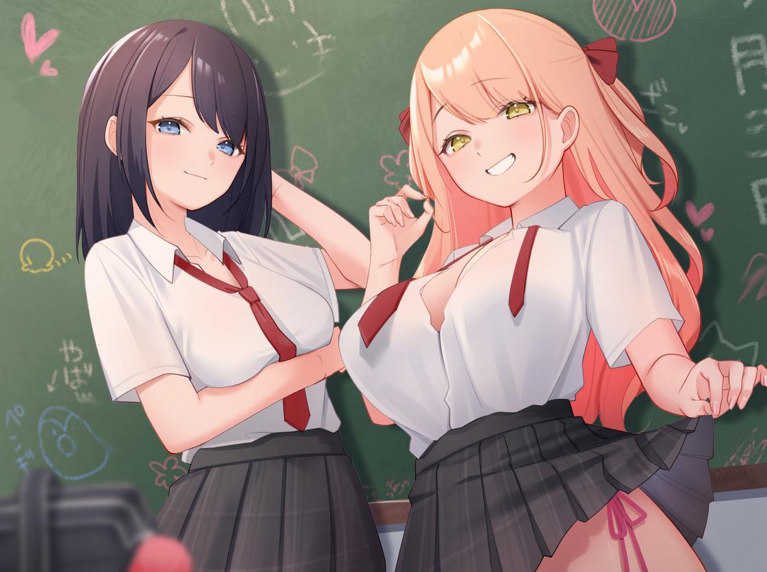 RJ01327381【山田じぇみ子】 童貞を弄ぶJKコンビを返り討ち クール系ドSギャル&エッチ大好き奔放ギャル-第1张图片-萌站