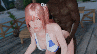 【3D动画】[adobostan] 新作：穗乃果+蒂法 性感女神黑色巨根后入爆肏-第5张图片-萌站
