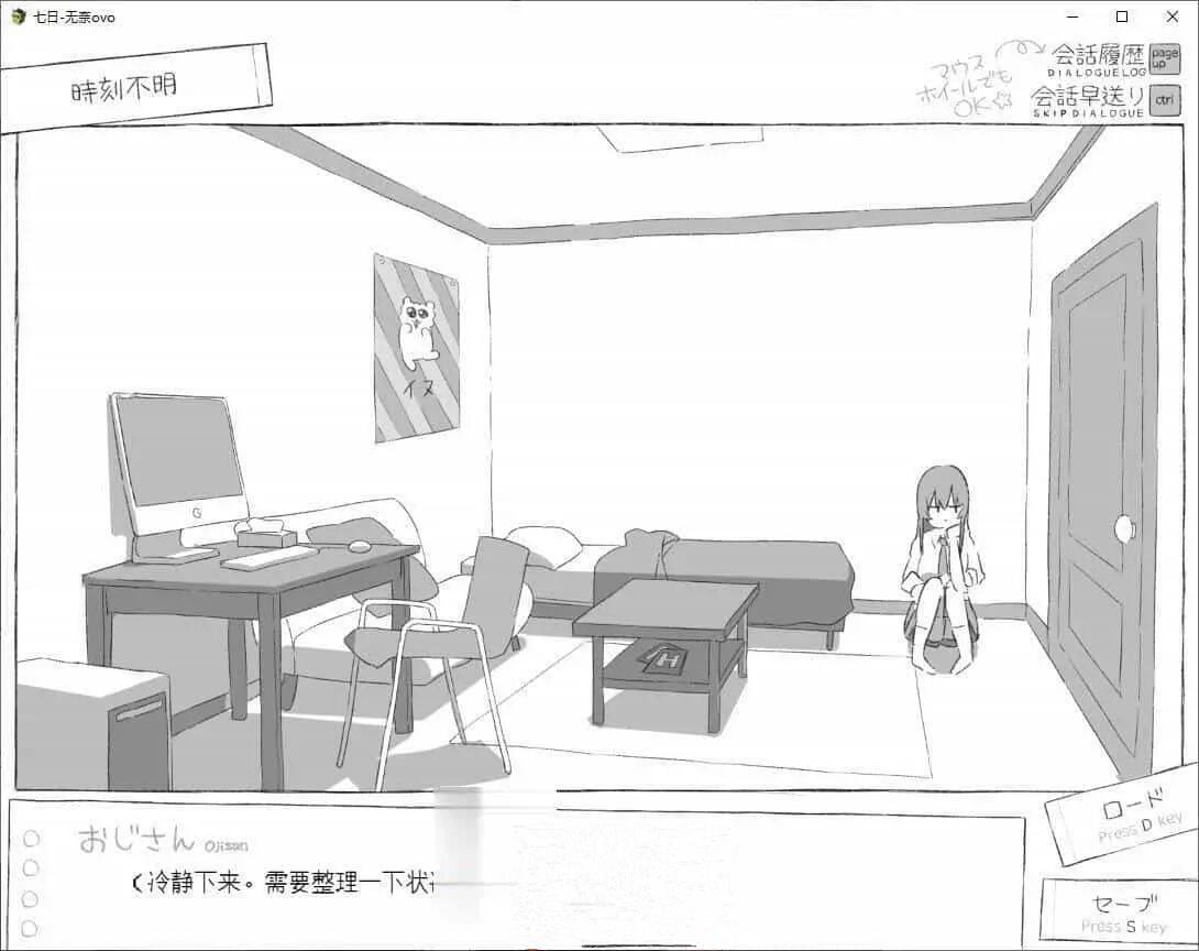[互动/SLG/汉化]七日 与陌生JK的密室生活 挂载AI汉化体验版[新汉化][1.4G]-第2张图片-萌站