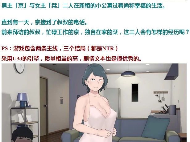 NTRMAN系列：The Rural Homecoming v1.02 官方中文版【2019.8.27 发售】-第2张图片-萌站