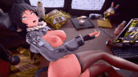 【3D/HornyHerring/纯啪】3.8日新作：绝区零 黑丝简杜大姐头-第2张图片-萌站