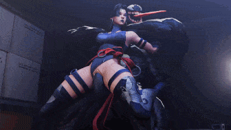 [Bewyx] 2月新作：乱破+D.Va+灵蝶+隐形女侠 性感御姐激情爆肏中出-第3张图片-萌站