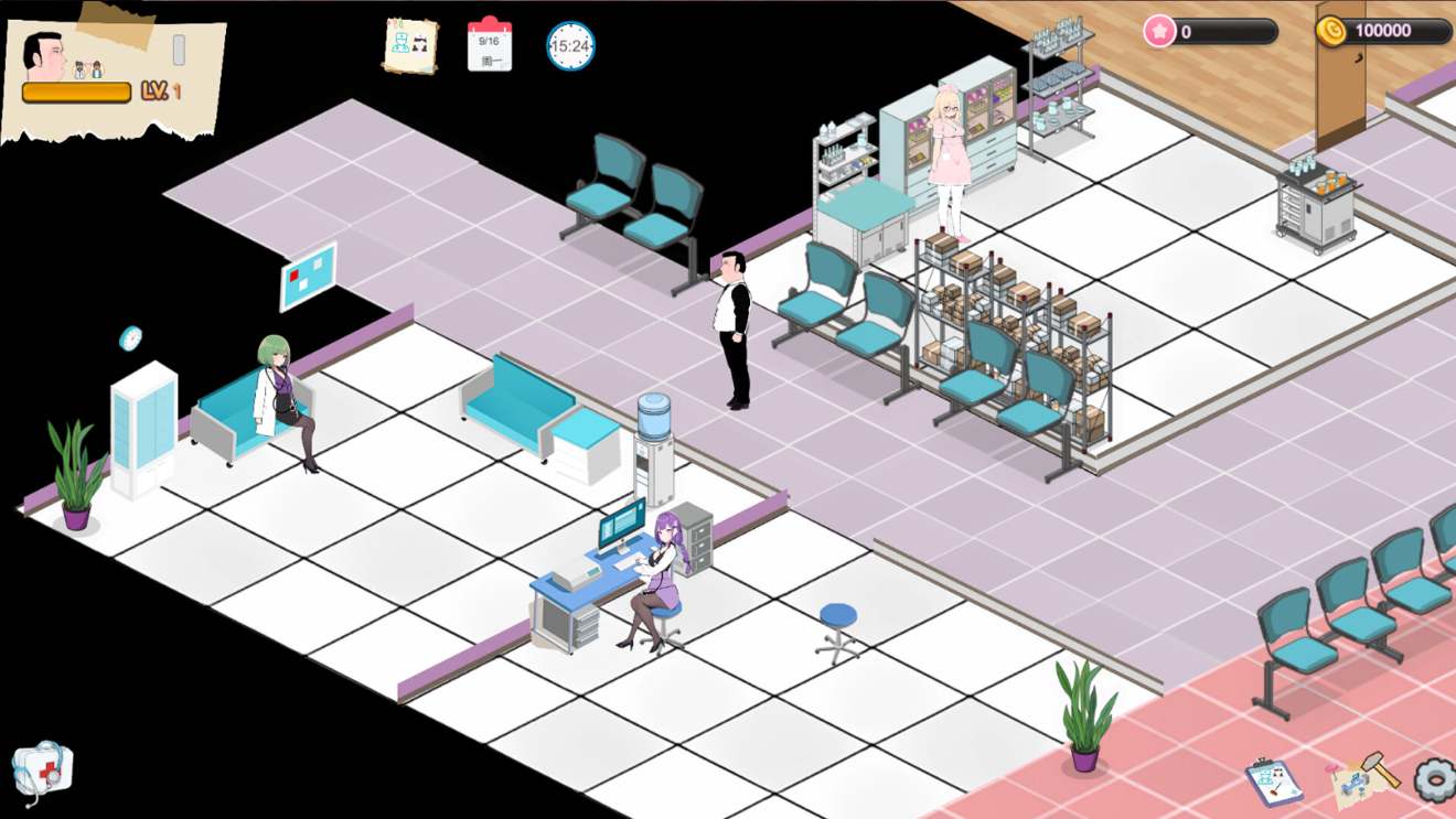 【更新】[经营SLG/全动态] 黑山综合医院 黒山総合病院 BM General Hospital V1.9 官中步兵版 -第1张图片-萌站