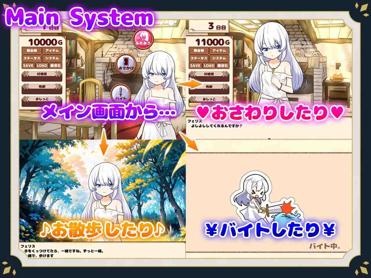 PC 与人造人一起生活  ホムンクルスとの性活 ~Life with a Homunculus~ 官方中文版-第3张图片-萌站