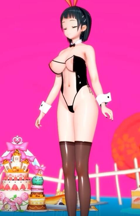 Iwara - 桐谷直葉 - 神っぽいな【ソードアート・オンライン】-第3张图片-萌站