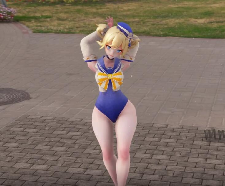 Iwara - 【MMD 原神】バーバラ [Barbara] - Pop  -第3张图片-萌站