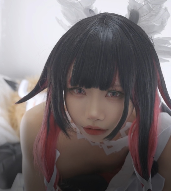 原神cosplay：羽衣cos少女骑乘位狂草丘丘人-第2张图片-萌站