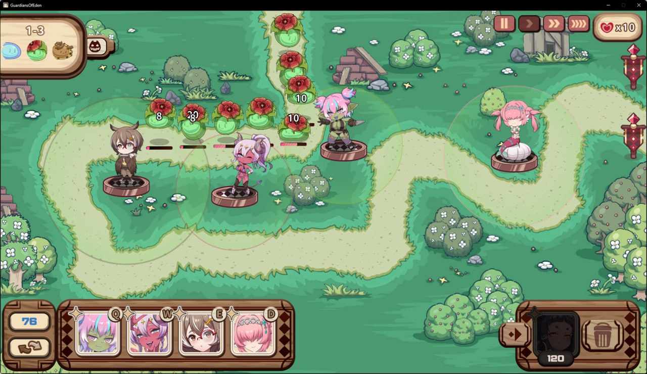 【PC端/SLG/动态/塔防】伊甸守护者v1.7【共3.3GB】【官方中文】-第5张图片-萌站