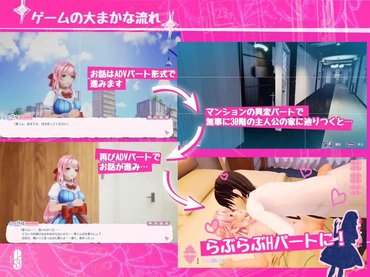 PC/SLG/.#3D #官中 #PC #动态 #CV 社团名：#ピンクジェリーソフト 名称：迷宫之馆 原名：Maison de Labyrinth-第2张图片-萌站