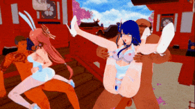 【巨乳 白丝 兔女郎 口交 骑乘 后入 爆操 爆射 中出】新作-神子与雷电影-第6张图片-萌站