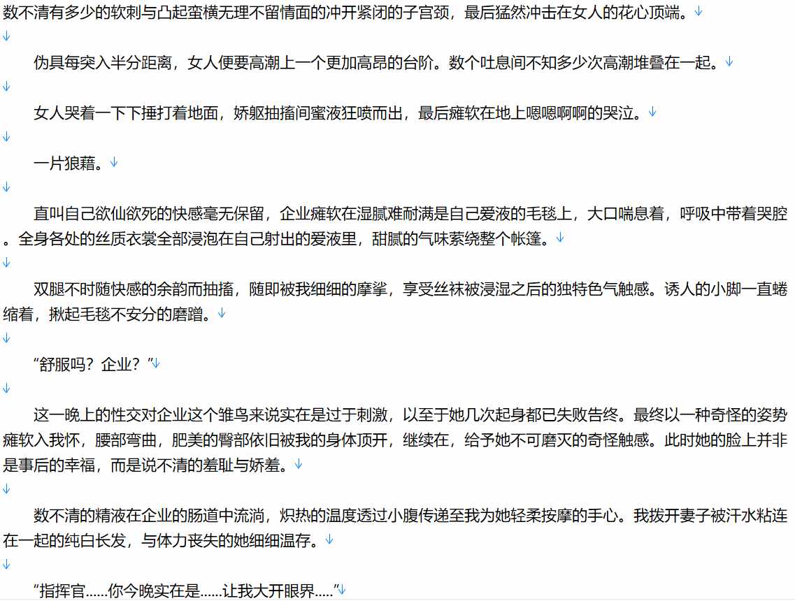 【小说/合集/同人】舰娘的性爱侍奉【3.5MB/TXT】【肉文/高H】-第2张图片-萌站