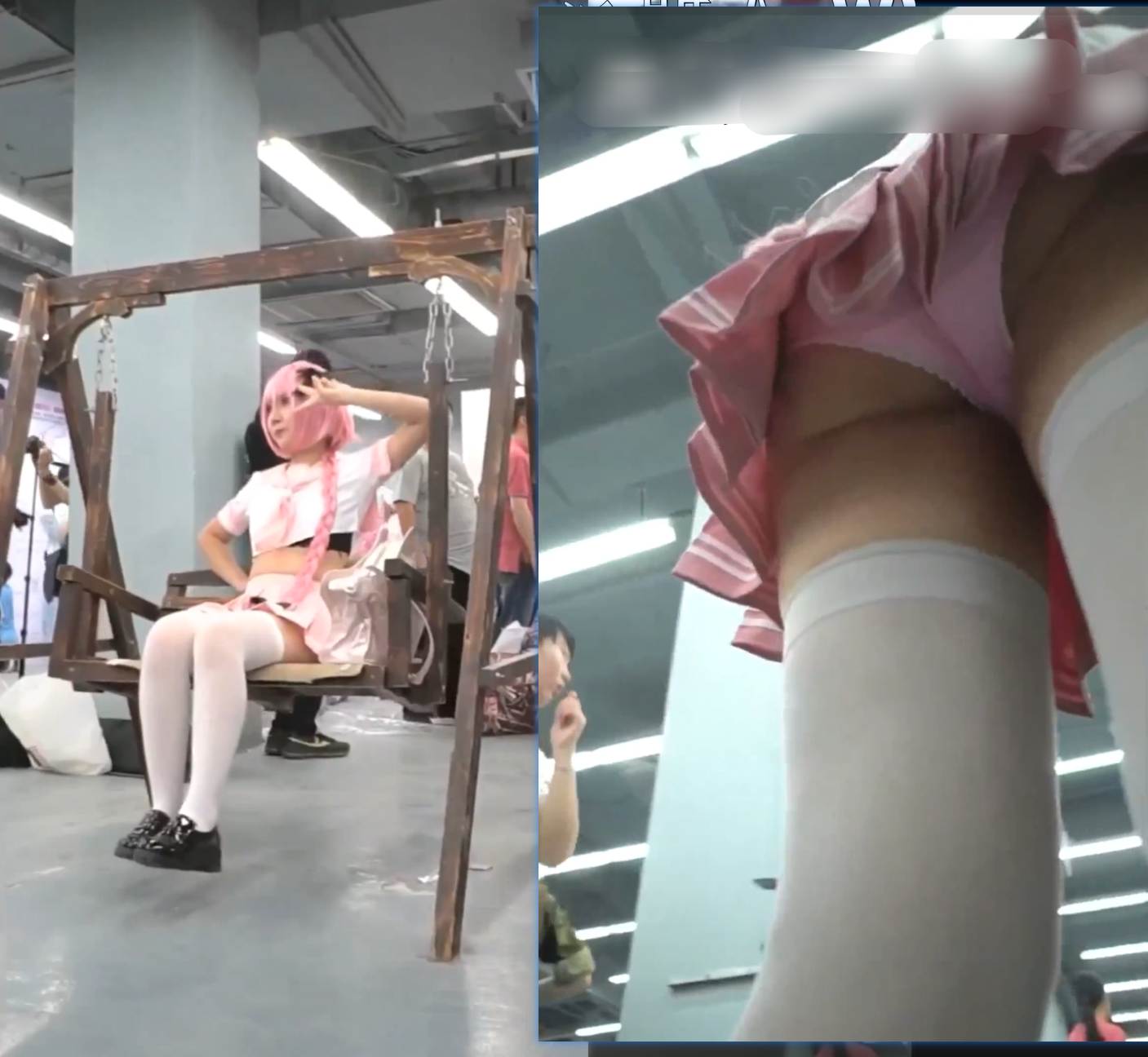 漫展尾随偷拍气质美女裙底风光-第1张图片-萌站