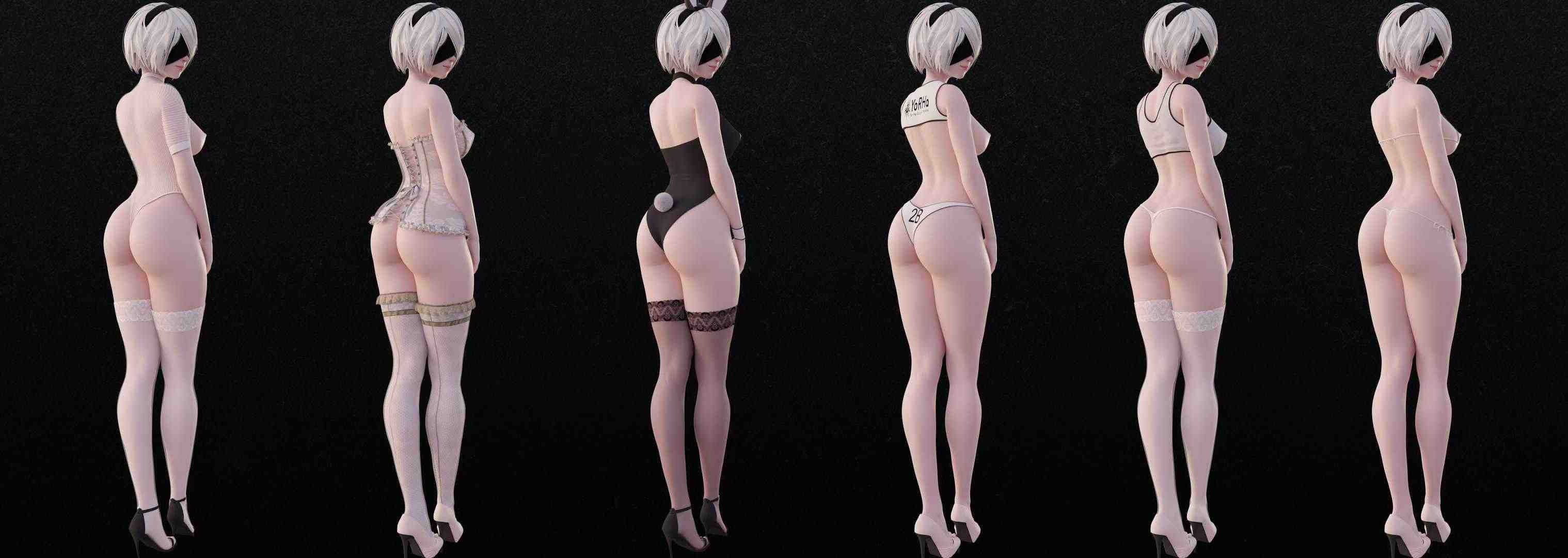Collection大佬3d作品合集整理 各种同人LOL 2B 守望-第1张图片-萌站