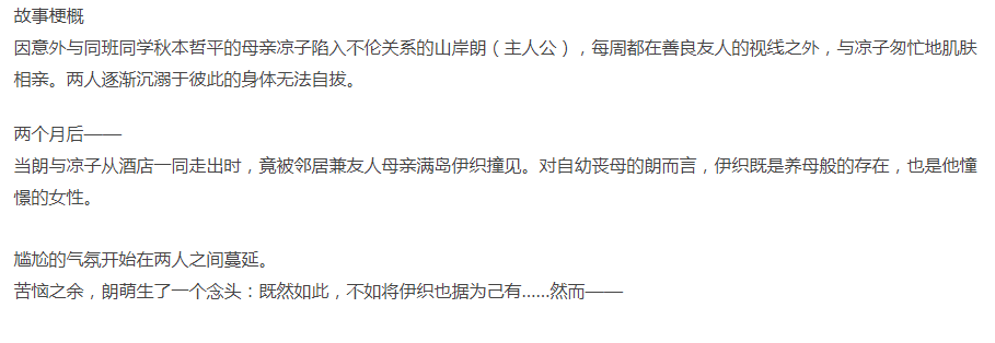  [拔作ADV/NTR寝取/PC] 对朋友母亲的性侵犯 AI汉化+全CG存档 [1+900M][百度盘-第2张图片-萌站